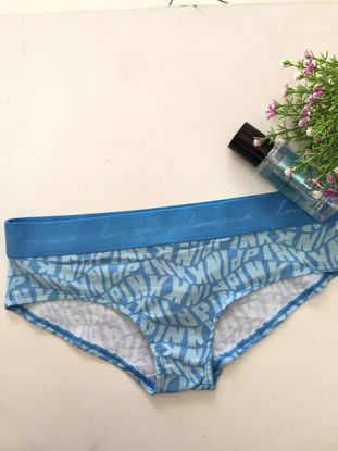 Imagen de PINK Panty Hipster Azul Letras Pink M